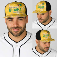 Guyana Football Baseball Net Cap One Team One Game Yellow Version - Wonder Print Shop