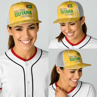 Guyana Football Baseball Net Cap One Team One Game Yellow Version - Wonder Print Shop