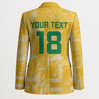 Custom Guyana Football Blazer One Team One Game Yellow Version - Wonder Print Shop