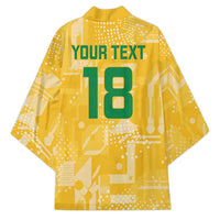Custom Guyana Football Kimono One Team One Game Yellow Version - Wonder Print Shop