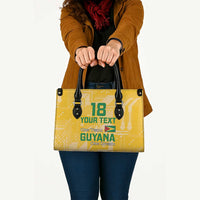 Custom Guyana Football Leather Bag One Team One Game Yellow Version - Wonder Print Shop
