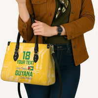 Custom Guyana Football Leather Bag One Team One Game Yellow Version - Wonder Print Shop