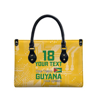 Custom Guyana Football Leather Bag One Team One Game Yellow Version - Wonder Print Shop