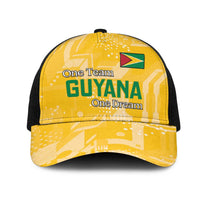 Guyana Football Mesh Trucker Cap One Team One Game Yellow Version - Wonder Print Shop