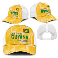 Guyana Football Mesh Trucker Cap One Team One Game Yellow Version - Wonder Print Shop