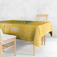 Custom Guyana Football Tablecloth One Team One Game Yellow Version - Wonder Print Shop