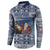 Finland Joulupukki Christmas Button Sweatshirt Mythology Hannunvaakuna - Wonder Print Shop