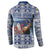 Finland Joulupukki Christmas Button Sweatshirt Mythology Hannunvaakuna - Wonder Print Shop