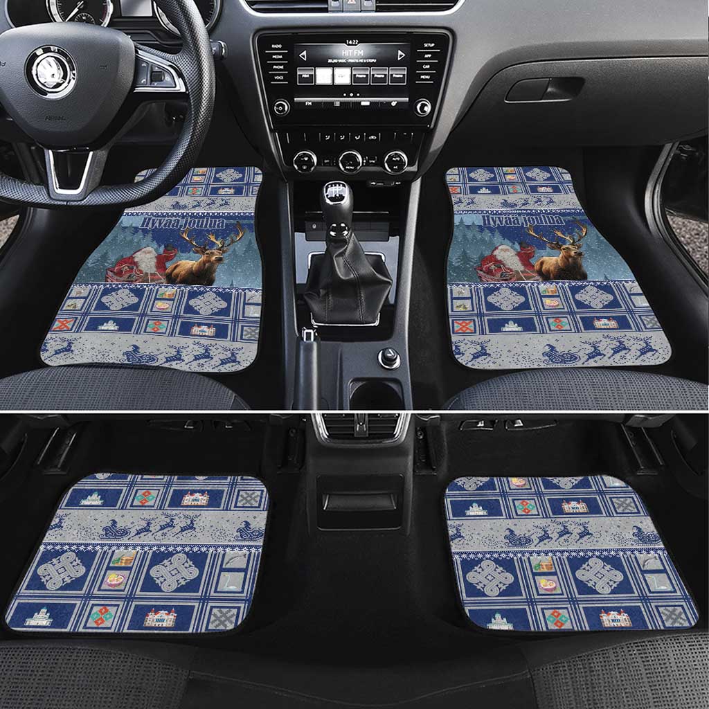 Finland Joulupukki Christmas Car Mats Mythology Hannunvaakuna - Wonder Print Shop