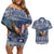 Finland Joulupukki Christmas Couples Matching Off Shoulder Short Dress and Hawaiian Shirt Mythology Hannunvaakuna - Wonder Print Shop