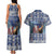 Finland Joulupukki Christmas Couples Matching Tank Maxi Dress and Hawaiian Shirt Mythology Hannunvaakuna - Wonder Print Shop