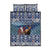 Finland Joulupukki Christmas Quilt Bed Set Mythology Hannunvaakuna