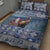 Finland Joulupukki Christmas Quilt Bed Set Mythology Hannunvaakuna