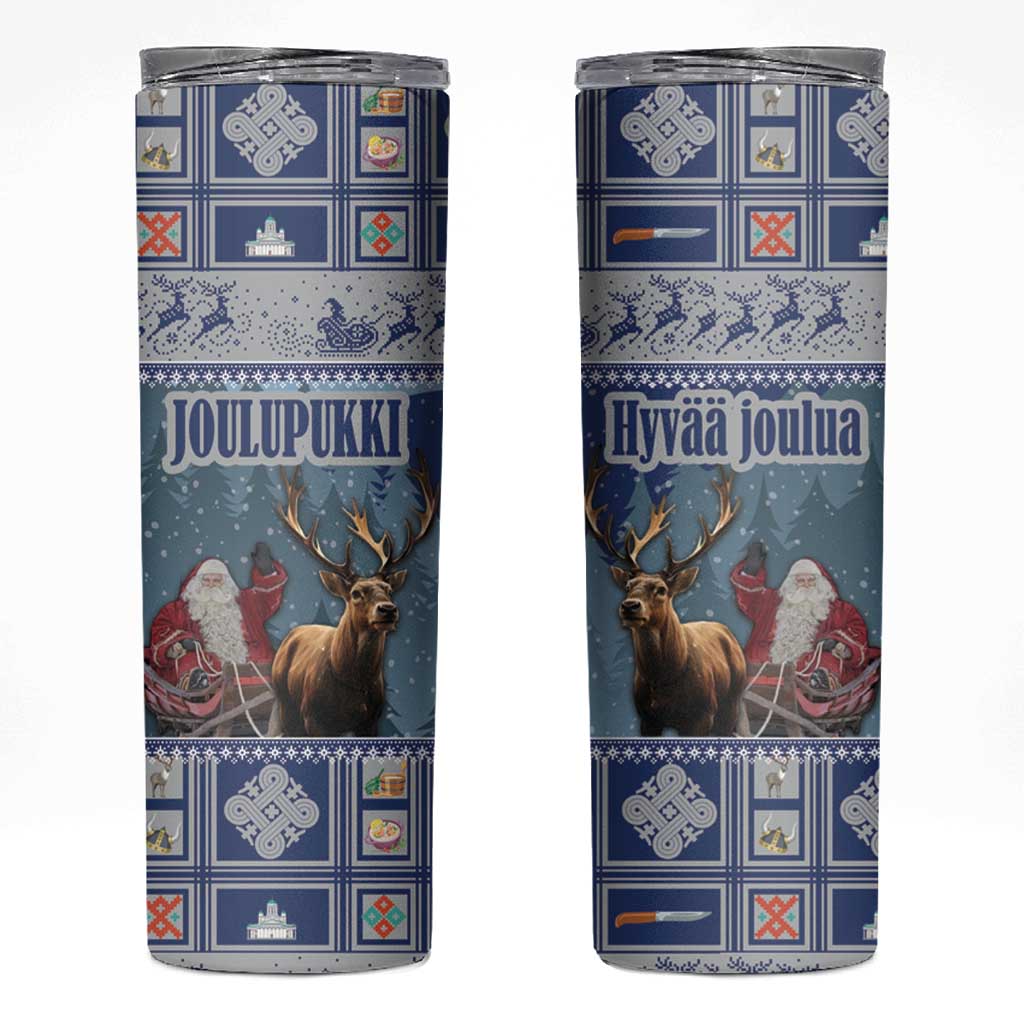 Finland Joulupukki Christmas Skinny Tumbler Mythology Hannunvaakuna