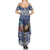 Finland Joulupukki Christmas Summer Maxi Dress Mythology Hannunvaakuna