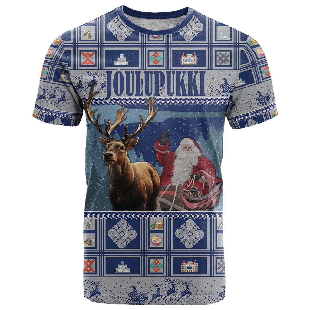 Finland Joulupukki Christmas T Shirt Mythology Hannunvaakuna