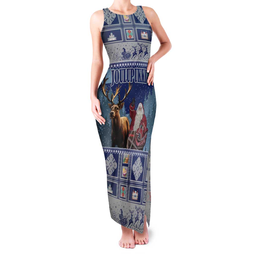 Finland Joulupukki Christmas Tank Maxi Dress Mythology Hannunvaakuna