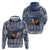 Finland Joulupukki Christmas Zip Hoodie Mythology Hannunvaakuna