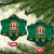 Personalized Jamaica Christmas Ceramic Ornament Coat Of Arms - Merri Crissmuss - Wonder Print Shop