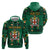 Personalized Jamaica Christmas Zip Hoodie Coat Of Arms - Merri Crissmuss - Wonder Print Shop