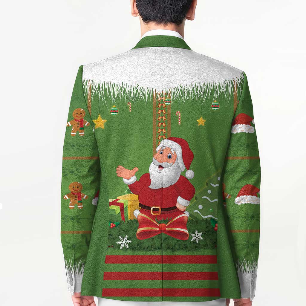 Christmas Costume Elf Blazer Santa Little Helper Green - Wonder Print Shop