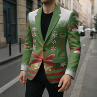 Christmas Costume Elf Blazer Santa Little Helper Green - Wonder Print Shop
