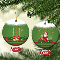 Christmas Costume Elf Ceramic Ornament Santa Little Helper Green - Wonder Print Shop