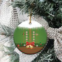 Christmas Costume Elf Ceramic Ornament Santa Little Helper Green - Wonder Print Shop