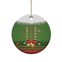 Christmas Costume Elf Ceramic Ornament Santa Little Helper Green - Wonder Print Shop