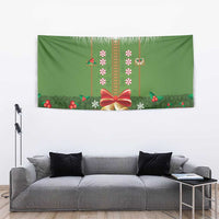 Christmas Costume Elf Tapestry Santa Little Helper Green - Wonder Print Shop