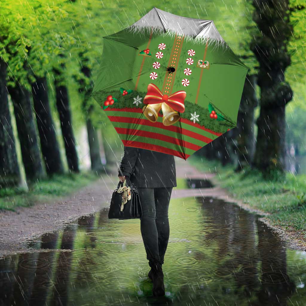Christmas Costume Elf Umbrella Santa Little Helper Green - Wonder Print Shop