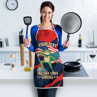 Portland Frog Protest Personalized Apron Frogs Together Strong - Wonder Print Shop