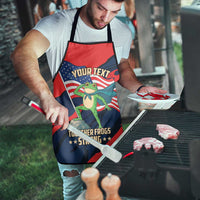 Portland Frog Protest Personalized Apron Frogs Together Strong - Wonder Print Shop
