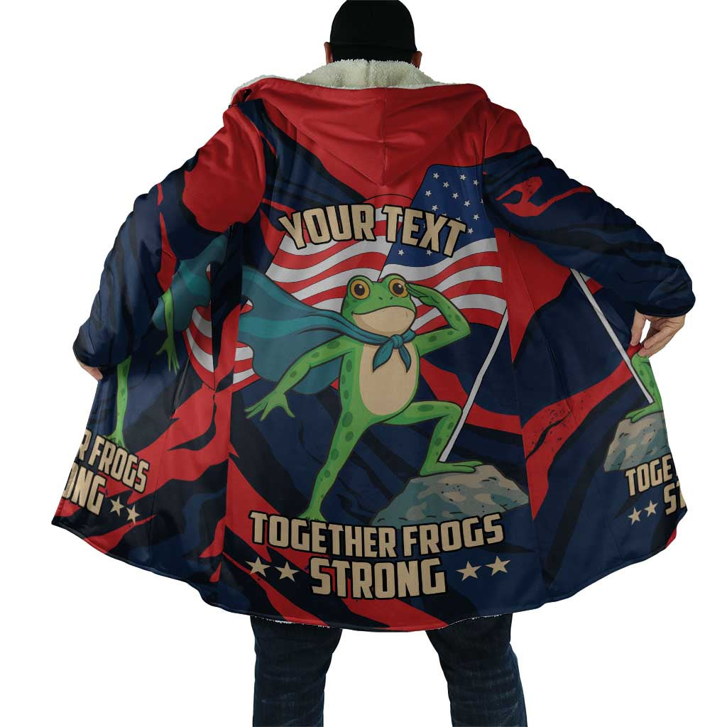 Portland Frog Protest Personalized Cloak Frogs Together Strong - Wonder Print Shop