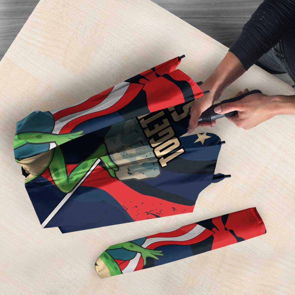 Portland Frog Protest Personalized Umbrella Frogs Together Strong - Wonder Print Shop