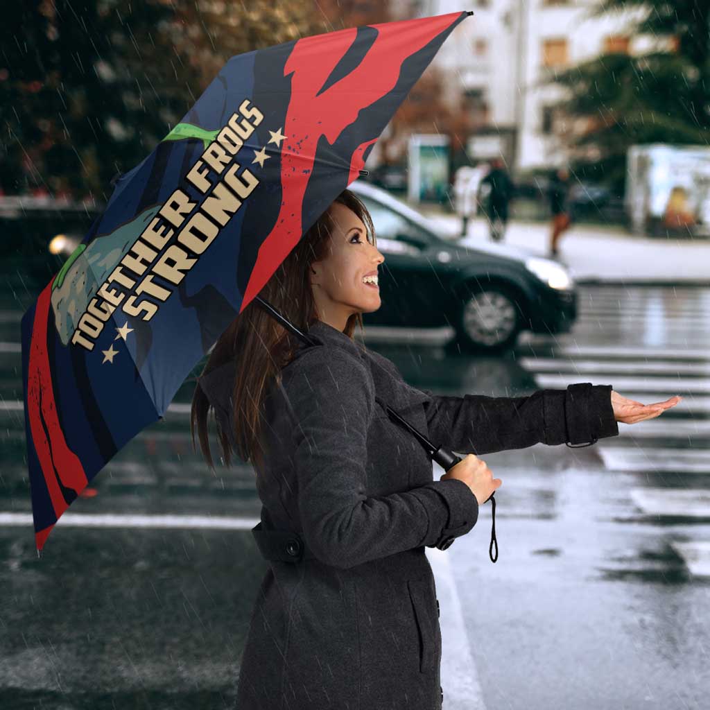 Portland Frog Protest Personalized Umbrella Frogs Together Strong - Wonder Print Shop