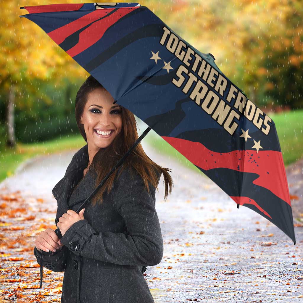 Portland Frog Protest Personalized Umbrella Frogs Together Strong - Wonder Print Shop
