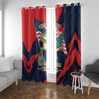 Portland Frog Protest Personalized Window Curtain Frogs Together Strong - Wonder Print Shop