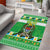 Personalized Tanzania Christmas Area Rug Uhuru na Umoja Heri ya Krismasi - Wonder Print Shop