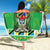 Personalized Tanzania Christmas Beach Blanket Uhuru na Umoja Heri ya Krismasi - Wonder Print Shop