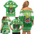 Personalized Tanzania Christmas Family Matching Off Shoulder Short Dress and Hawaiian Shirt Uhuru na Umoja Heri ya Krismasi - Wonder Print Shop