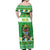 Personalized Tanzania Christmas Off Shoulder Maxi Dress Uhuru na Umoja Heri ya Krismasi - Wonder Print Shop