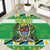 Personalized Tanzania Christmas Round Carpet Uhuru na Umoja Heri ya Krismasi