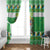 Personalized Tanzania Christmas Window Curtain Uhuru na Umoja Heri ya Krismasi - Wonder Print Shop