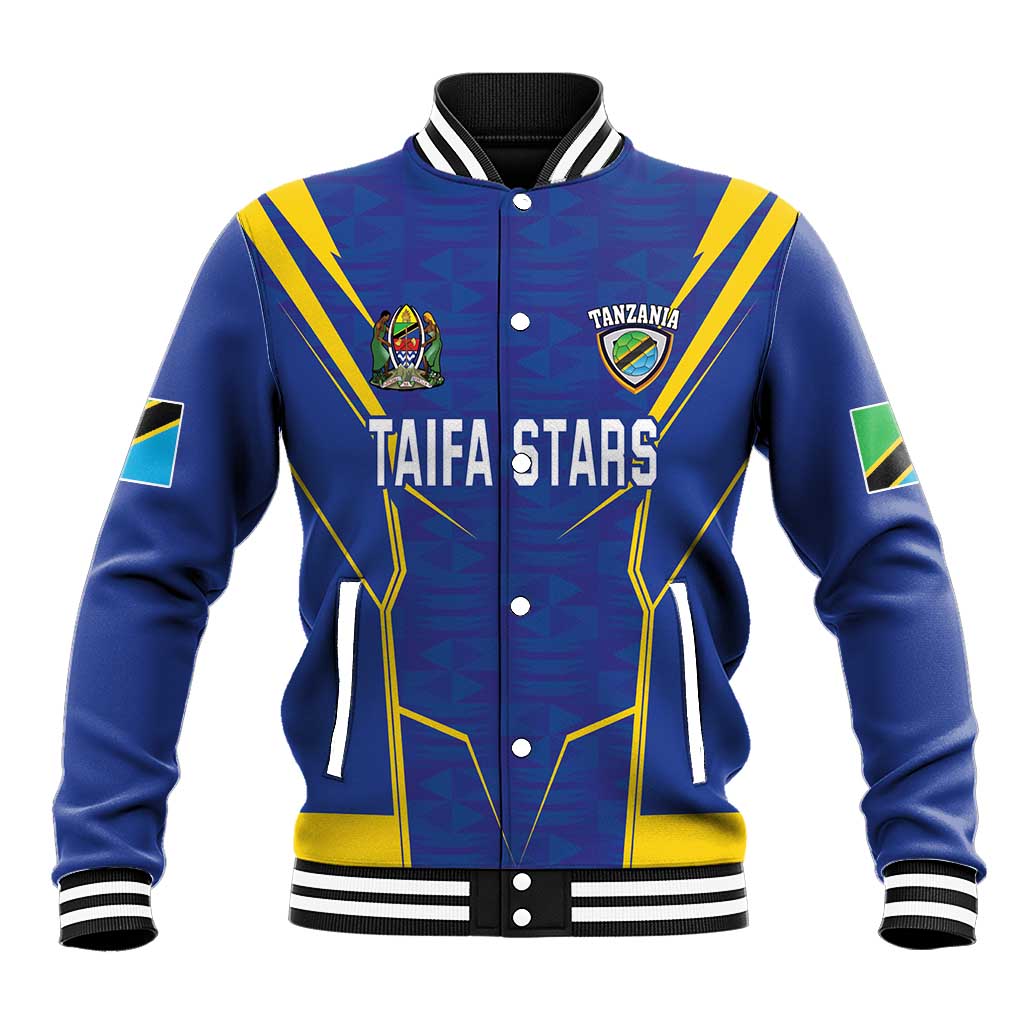 Custom Tanzania Football Baseball Jacket Taifa Stars Sporty Style - Wonder Print Shop