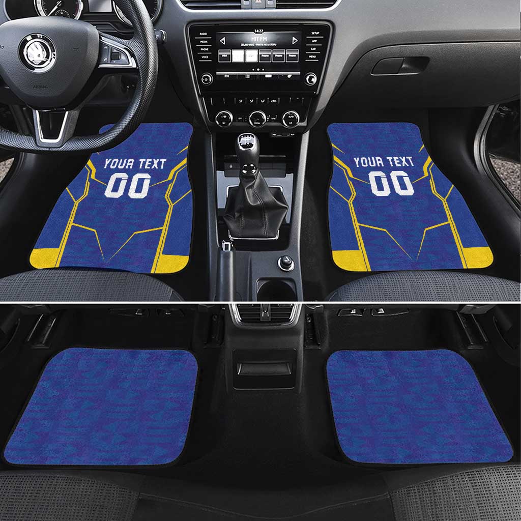 Custom Tanzania Football Car Mats Taifa Stars Sporty Style - Wonder Print Shop