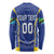 Custom Tanzania Football Long Sleeve Shirt Taifa Stars Sporty Style - Wonder Print Shop