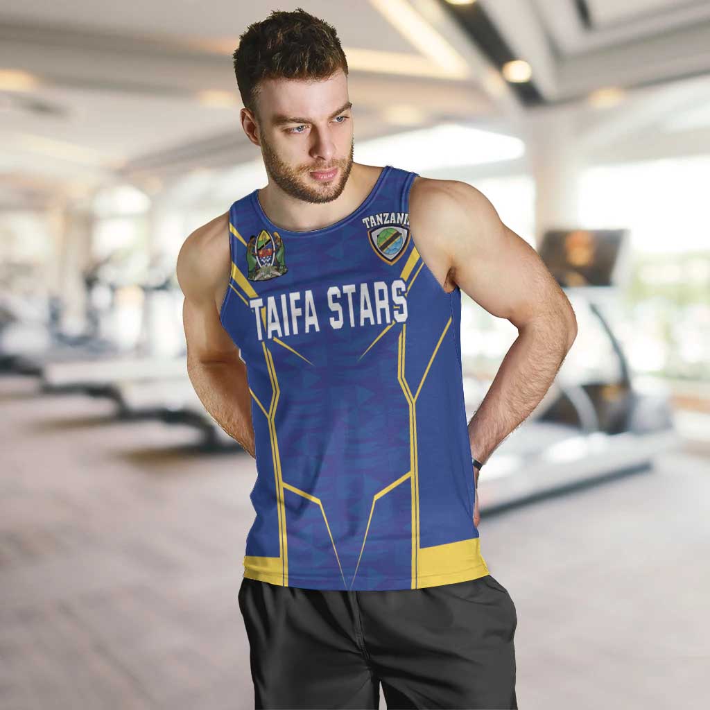 Custom Tanzania Football Men Tank Top Taifa Stars Sporty Style - Wonder Print Shop