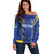 Custom Tanzania Football Off Shoulder Sweater Taifa Stars Sporty Style - Wonder Print Shop