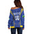 Custom Tanzania Football Off Shoulder Sweater Taifa Stars Sporty Style - Wonder Print Shop